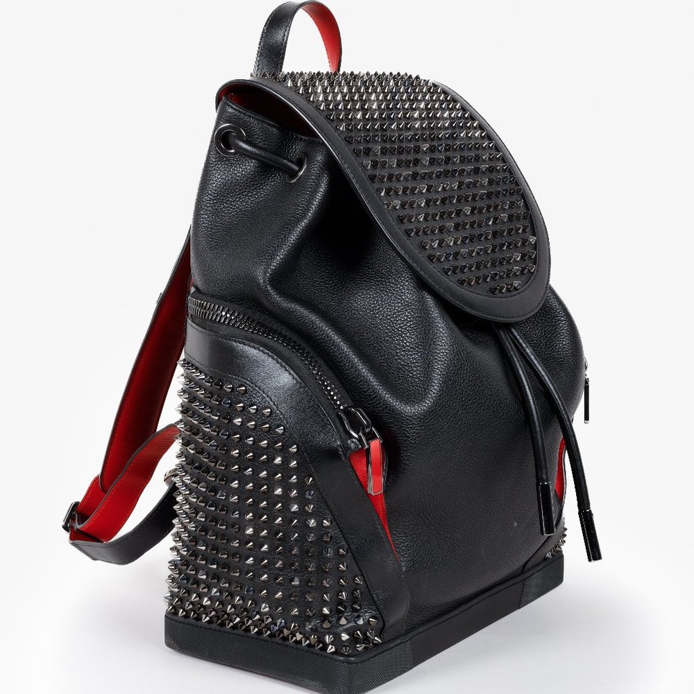 Christian Louboutin Explorafunk - Calfskin Backpack - Black